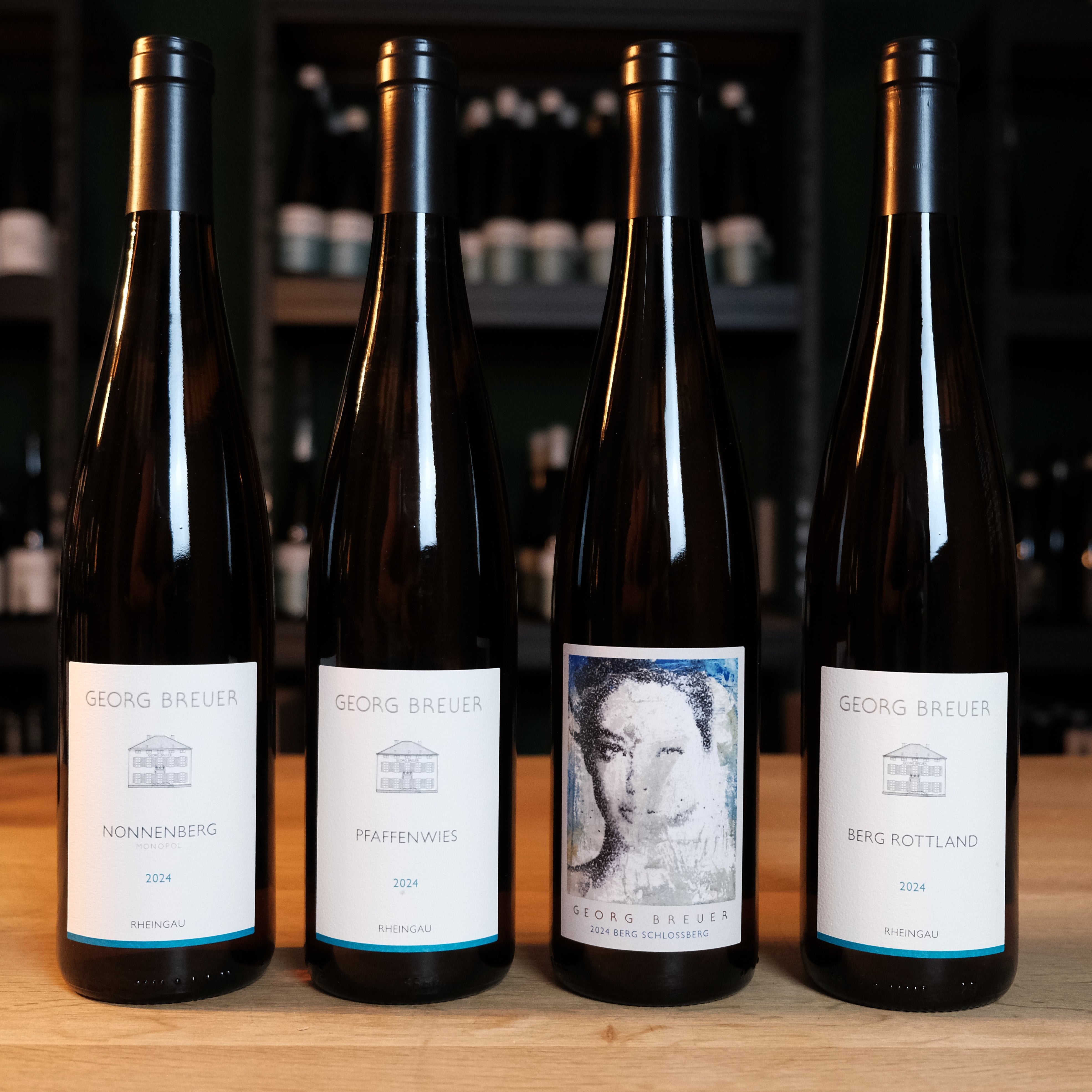Georg Breuer Riesling-Paket 2024 – Berg Schlossberg, Berg Rottland, Lorcher Pfaffenwies, Rauenthaler Nonnenberg