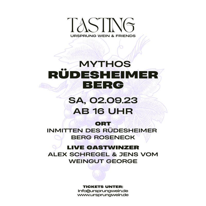 Tasting - Mythos Rüdesheimer Berg