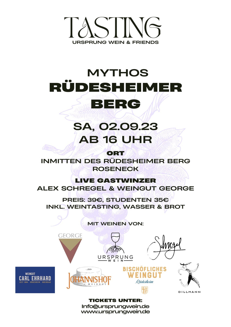 Tasting - Mythos Rüdesheimer Berg